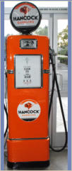 1940'S HANCOCK. ORANGE & BLACK. BOWZER TALL. RESTORED. $4,500
