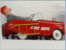 1951 Red Fire Truck, Original Unrestored $1500