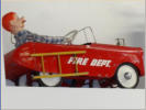 1951 Red Fire Truck, Original Unrestored $1500