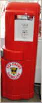 1950'S ROYAL CROWN. RED. WAYNE SWIVEL PUMP. RARE. RESTORED. $5,500