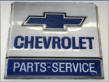 1970's Original Chevrolet Parts-Service Sign. Plastic vacuum formed 6' x 6' square. $1,800