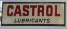 Original Castrol Lubricants pressed tin. 6ft x 18inch. $500