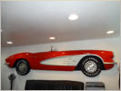1961 Corvette wall art fulled size car. 15'L x 3'W x 6"D. $3500