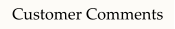 Customer Comments